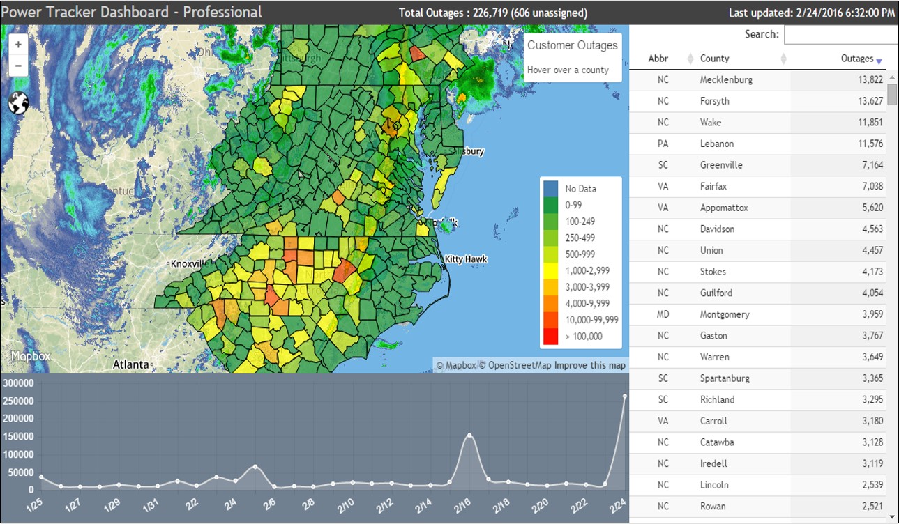 Rhode Island Power Outage Map Table Rock Lake Map